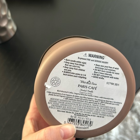 White Barn Paris Café Scented Candle - Picture 4 of 4